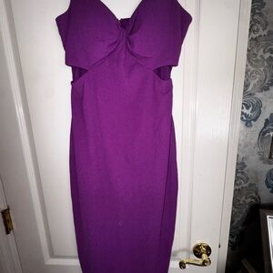 Guess Vibrant Purple Dress with Textured Fabric